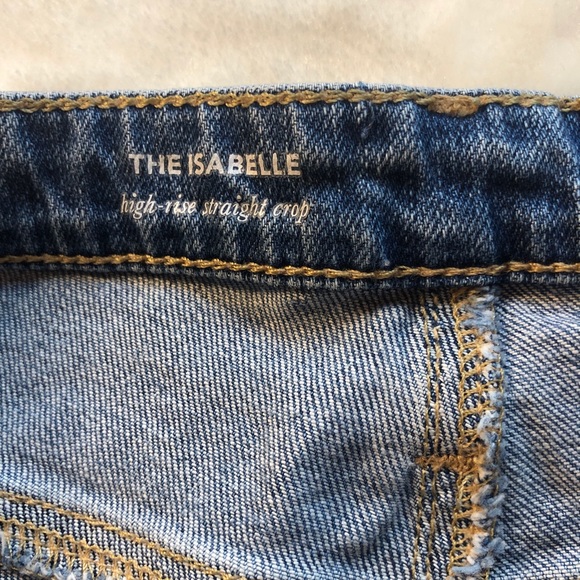 AG Adriano Goldschmied Denim The Isabelle High-Rise Straight Crop size 27 - Picture 16 of 16